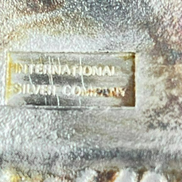 International Silver‎ Co Vintage Silver Plated Santa Clause Christmas Candy Dish - Picture 7 of 7